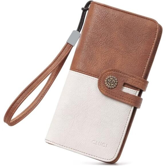Women Wallet Large Leather Designer Card Holder Organizer Long Ladies - Picture 1 of 6